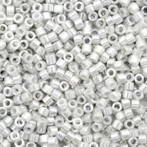 Miyuki glas perler 11/0 Opaque Luster Grey DB-252 10gram ca. 2mm