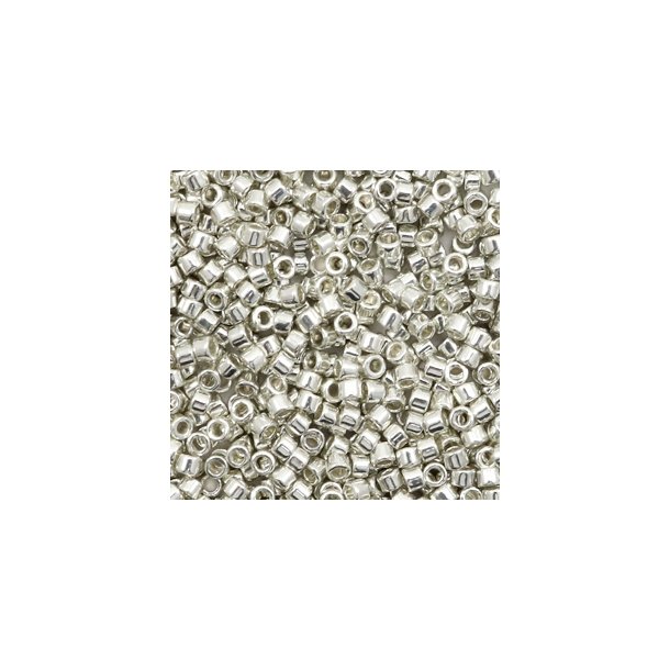 Miyuki glas perler 11/0 Galvanized Silver 10gram ca. 2mm