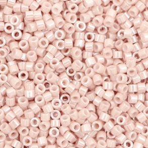 Miyuki glas perler 11/0Opaque Pink Champagne Ceylon 10gram ca. 2mm