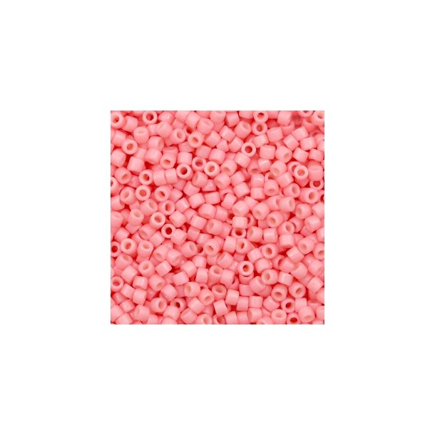 Miyuki glas perler 11/0 Duracoat Opaque Dyed Guava Pink 10gram ca. 2mm