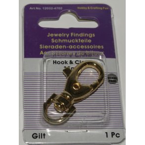 Karabinl�s 35mm guldfarvet