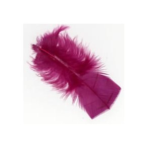 Fjer marabou 5g m�rk-lilla