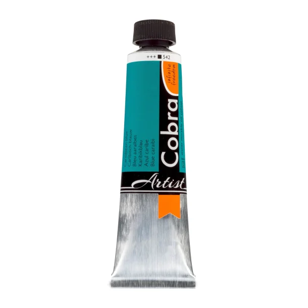 Cobra Artist Oliemaling Caribbean Blue 542 40 ML.