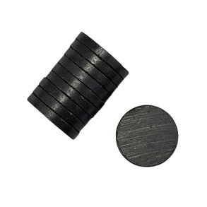 Magneter 20x3mm rund sort 10stk