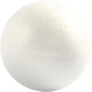 Styroporkugler 50mm hvid 1stk