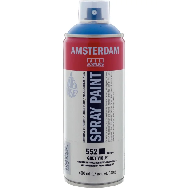 AMSTERDAM Spray paint 400 ml Grey Violet 552