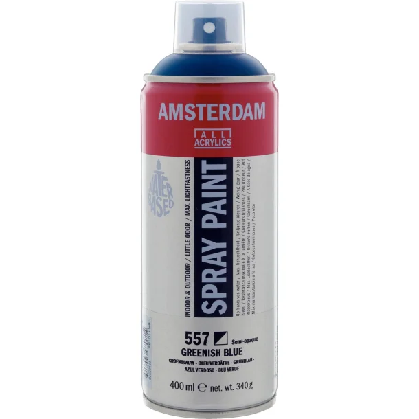 AMSTERDAM Spray paint 400 ml Greenish Blue 557