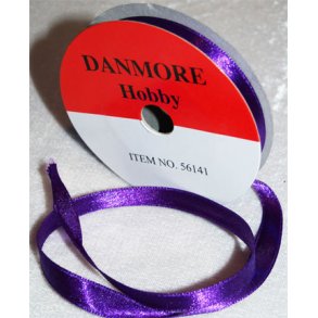 Satinb�nd Purpur Lilla 10mmx10meter