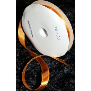 Satinb�nd 10mm x 10meter kobberfarvet