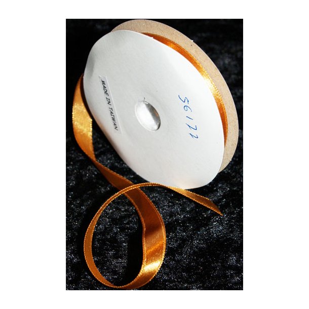 Satinb�nd 10mm x 10meter kobberfarvet