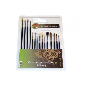 Pensels�t 15ass pensler 