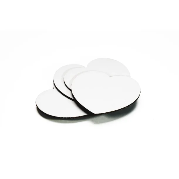 Magnetisk l�rrede 4stk. hjerte 10cm