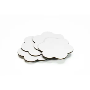 Magnetisk l�rrede 4stk. blomst 10cm