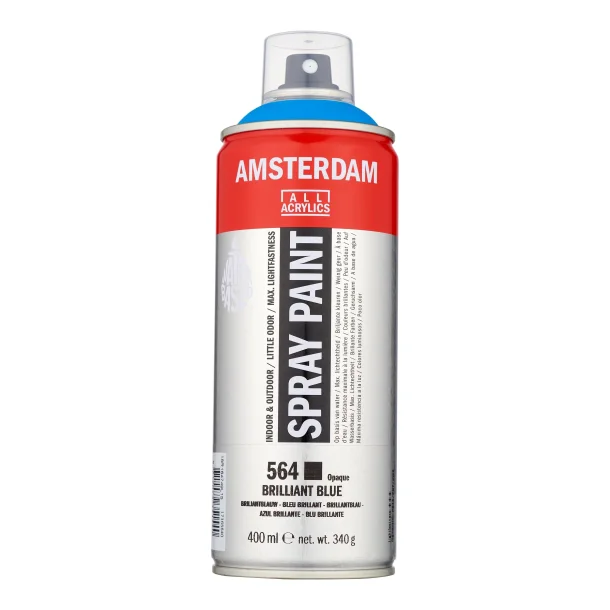 AMSTERDAM Spray paint 400 ml Brilliant Blue 564