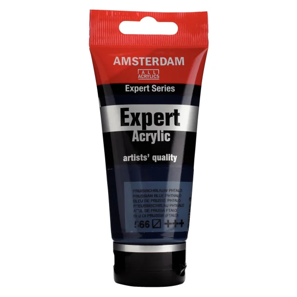 AMSTERDAM Expert Series acrylic tube 75 ml Prussian Blue (Phthalo) 566