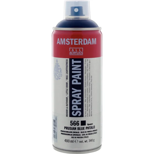 AMSTERDAM Spray paint 400 ml Prussian Blue (Phthalo) 566