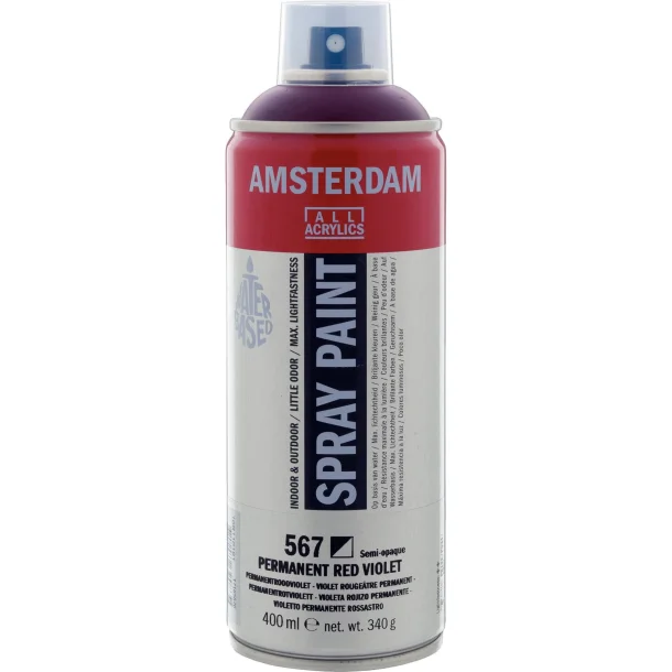 AMSTERDAM Spray paint 400 ml Permanent Red Violet 567