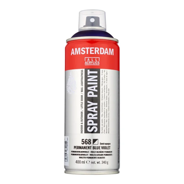 AMSTERDAM Spray paint 400 ml Permanent Blue Violet 568