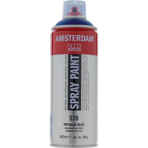 AMSTERDAM Spray paint 400 ml Phthalo Blue 570