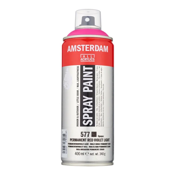 AMSTERDAM Spray paint 400 ml Permanent Red Violet Light 577