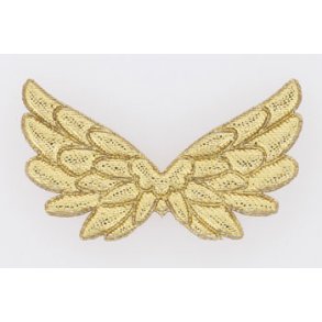 Englevinger guld 5cm 10stk