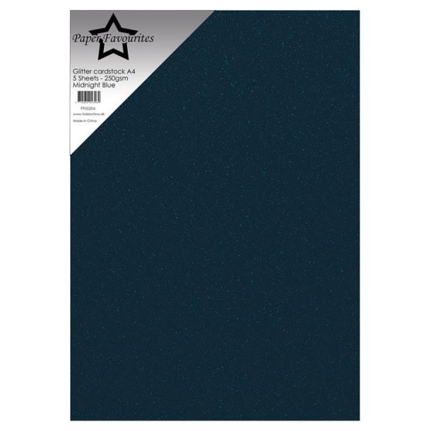 Glitter Cardstock "Midnight Blue" PFSS206
