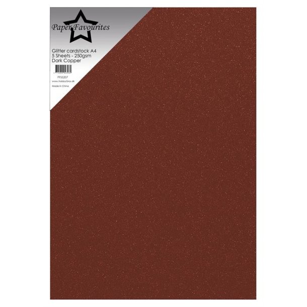 Glitter Cardstock "Dark Copper" PFSS207
