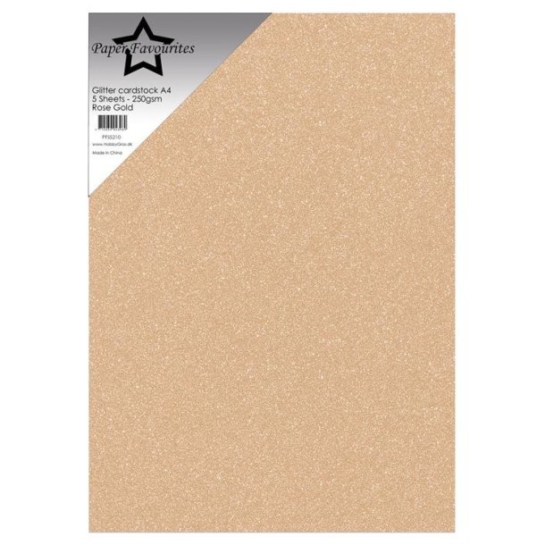 Glitter Cardstock "Rose Gold" PFSS210