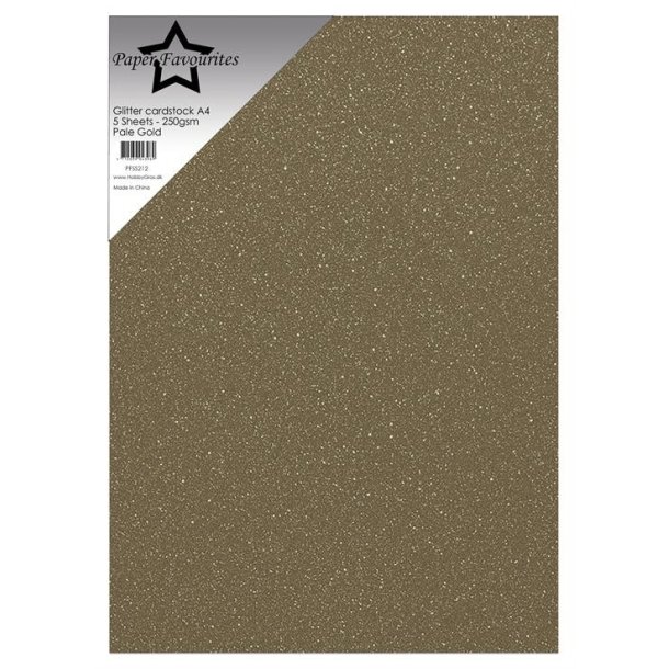 Glitter Cardstock "Pale Gold" PFSS212