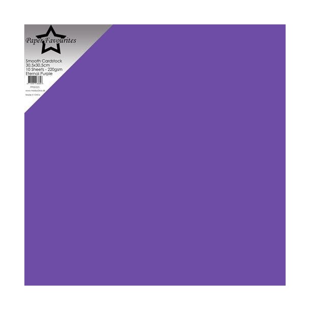 Paper Favourites Smooth Cardstock Eternal Purple PFSS525