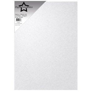 Heavy vellum Silver White PFSS902 5stk