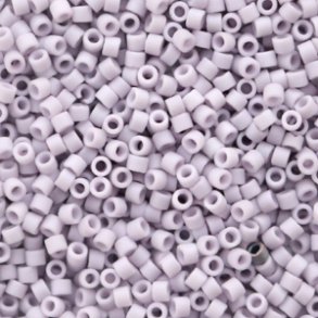 Miyuki glas perler 11/0 Opaque Matte Light Mauve Purple 10gram ca. 2mm
