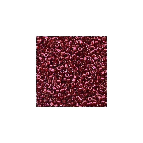 Miyuki glas perler 11/0 Gold Luster Wine Red 10gram ca. 2mm