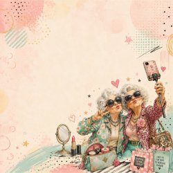 Papirblok Aldrig for gammel 15 x 15 cm. - Luna Hobby