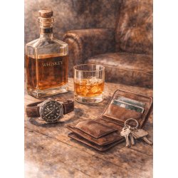 Papirblok A6 R� �jeblikke - Luna Hobby