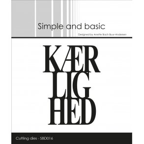 Die SBD016 K�rlighed Simple and Basic  