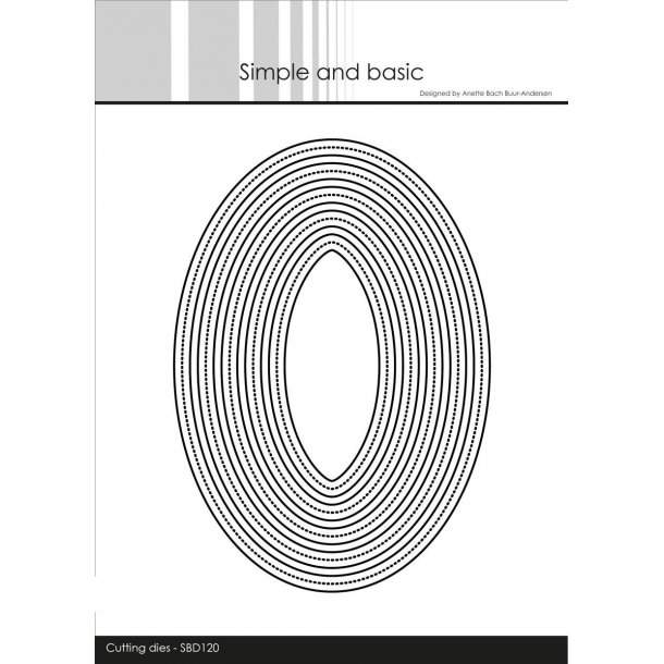 Die Simple and Basic "Frames - Oval" SBD120 