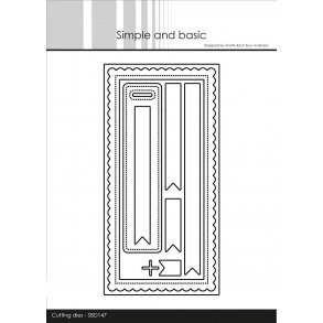 Die SBD147 Mini Slimcard Simple and basic 