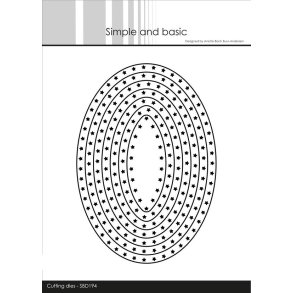 Die SBD194 Star framed - oval