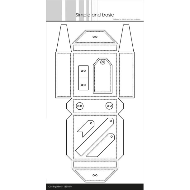 Die SBD198 Square Giftbox 