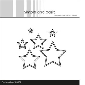 Die Outline stars SBD231 Simpel and basic