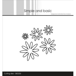 Simple and Basic die SBD235 Fantasy Flower 1 