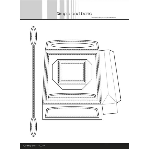 Simple and basic SBD249 Die Sweet little purse 