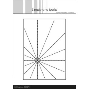 Simple and Basic Die SBD278 A6 Sunrays 