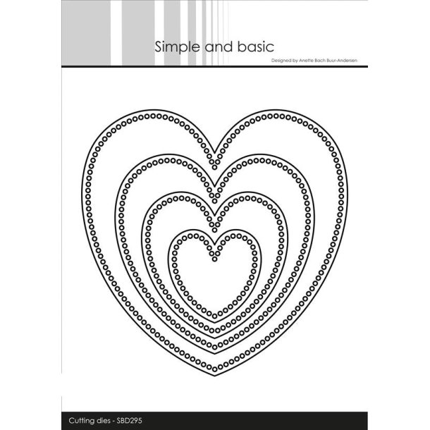 Simple and basic Die SBD295 Circle Edges Heart 