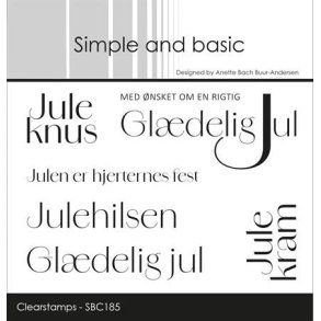 Akrylstempel Juleknus A7 SBC185 ST22
