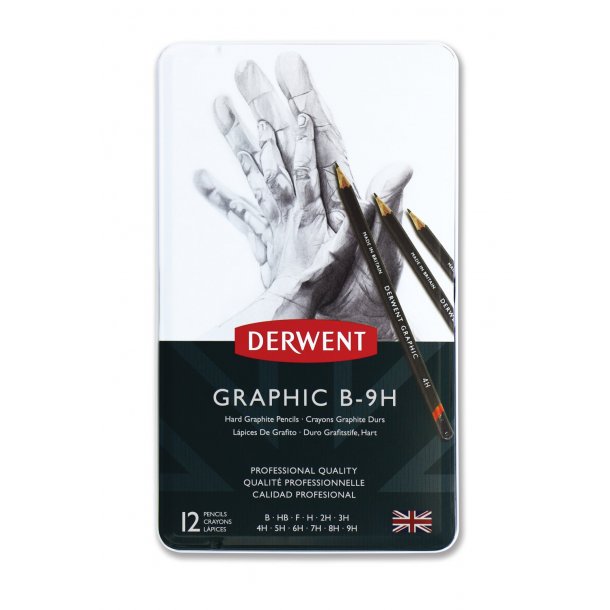 Derwent Graphic B-9H 12 stk.