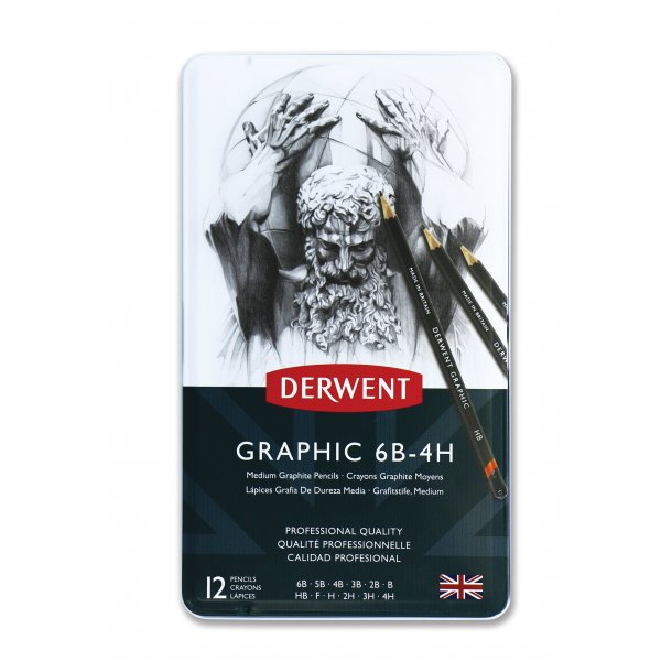 Derwent Graphic 6B-4H 12 stk