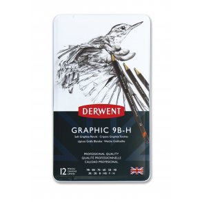 Derwent Graphic 9B-H 12 stk.