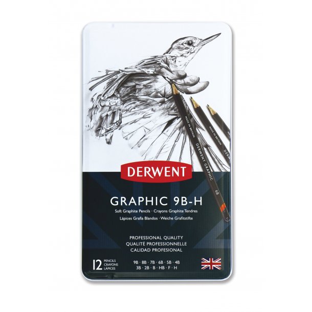 Derwent Graphic 9B-H 12 stk.